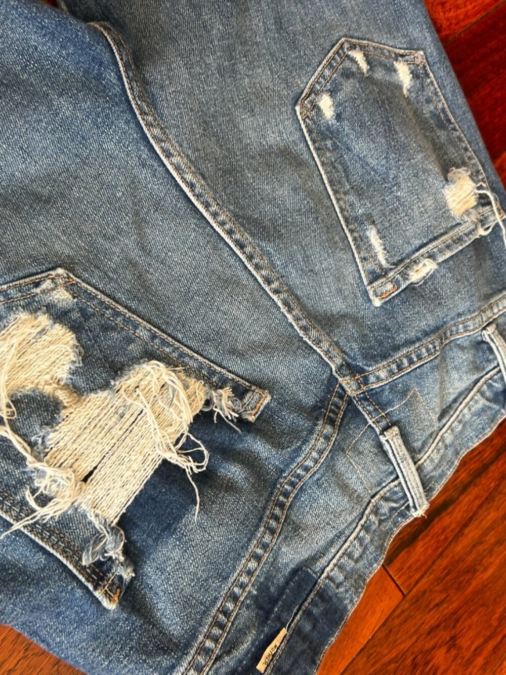 Mother Superior The Tripper Weekender Fray Jeans My Treat Size 29 - Picture 4 of 9